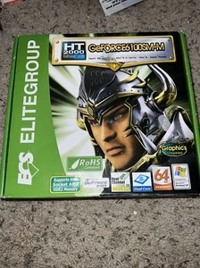 ECS HT2000 GeForce 6100SM-M (V1.0/1.0A) Motherboard with AM2 CPU socket with CPU - Picture 1 of 6
