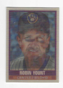 1989 SPORTFLICS 3-D ROBIN YOUNT #199 MILWAUKEE BREWERS