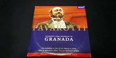 Pavarotti's First Recording Of Granada Sampler Sampler Promo Card Sleeve - Image 1 of 2
