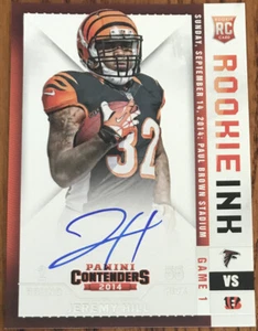 2014 Panini Contenders Rookie Ink Rookie Premiere Jeremy Hill RRI-JH - Picture 1 of 2