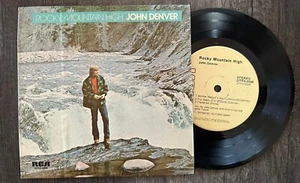 John Denver "Rocky Mountain High" Compact Jukebox EP 33 RPM RCA PS - Picture 1 of 3