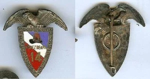 Infanterie - 14. Regiment Jäger Paras Drago QUADRILLE Emaille - Bild 1 von 1