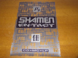 THE SHAMEN - EN-TACT - ORIGINAL 1990 UK PROMO POSTER (ME COMPANY) - Imagen 1 de 11