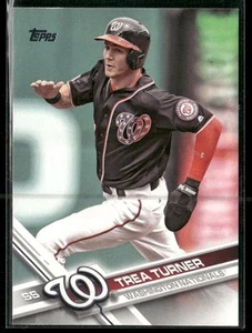 Topps Trea Turner #645 2017 Washington Nationals - Imagen 1 de 2