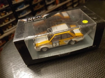 NEO 45690  MITSUBISHI LANCER Pentti Airikkala Rally FINLAND 1982-1:43 RARE - Immagine 1 di 4
