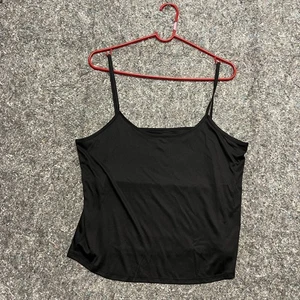 Unbranded Tank Top Women Small Black Lightweight Basic Dark Academia Minimalist - Picture 1 of 7