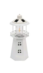 New Coastal Paradise Solar Metal Lighthouse Provide Lightening To Your Garden. - Picture 1 of 2