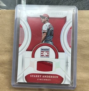 Sparky Anderson 1/3 National Treasures 2023 Patch - Picture 1 of 2