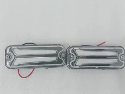 Suzuki Samurai SJ410 SJ413 Front Or Rear Indicators White LED Light Set of 2 - Image 1 of 4