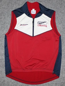 BOATHOUSE WOMEN'S US ROWING TEAM 1/2 ZIP VEST + USA Olympics Rowing sz L Vest - Picture 1 of 7