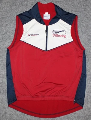 BOATHOUSE WOMEN'S US ROWING TEAM 1/2 ZIP VEST + USA Olympics Rowing sz L Vest - Image 1 of 4