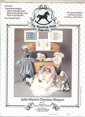 The Smocking Horse Collection Sewing Pattern Daytime Sleeper 3 Designs - Image 1 of 2