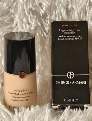Giorgio Armani Power Fabric Longwear High Cover Foundation SPF25 Shade 1 - Image 1 of 4