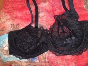 Sujetador LIBERTÉ Bowery Demi de Encaje LIB1002 Cómodo Sexy Ajuste Negro Talla 36E - Imagen 1 de 4