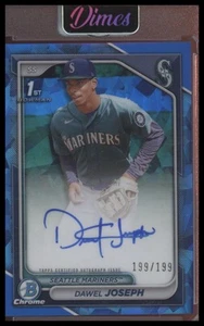 2024 Bowman Chrome Sapphire #CSPA-DJ Dawel Joseph Prospect Autographs - Picture 1 of 2