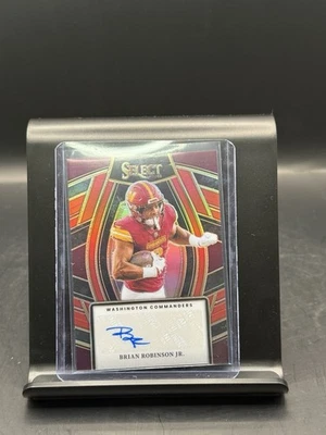 2023 Select Signatures Brian Robinson Jr. #SELS-10 Red Prizm #70/75 Auto - Image 1 of 2