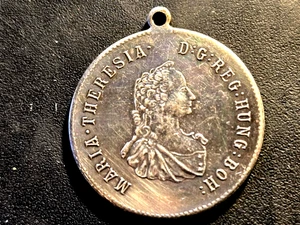1760 MARIA THERESIA MEDAILLON 41 MM 19 GRAMM - Bild 1 von 3