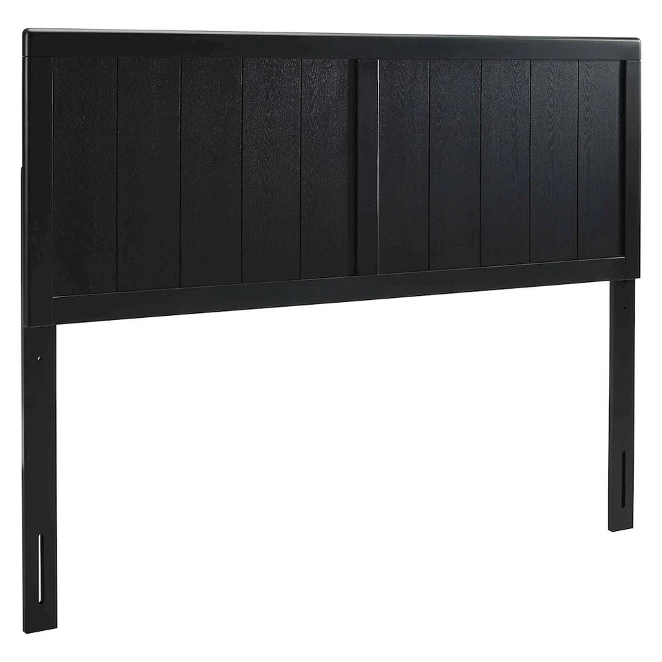 Modway MOD-6219-BLK Robbie King Wood Headboard Black