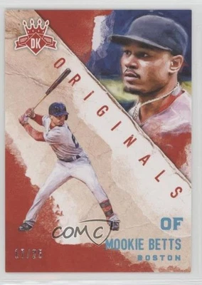 2017 Panini Diamond Kings DK Originals Holo Blue /25 Mookie Betts #DO-12 - Image 1 of 2