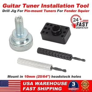 Instalación de afinador de guitarra Drill Jig para afinadores Fender Squier Schaller Pin-Mount - Imagen 1 de 11