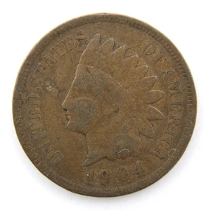 1904 - Indian Head Penny - G/VG - [228] - Picture 1 of 2