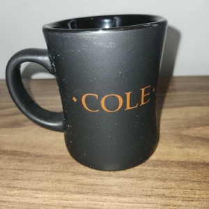 TAZA DE CAFÉ PROMOCIONAL Cole Negra *Tiene Arañazos, Ver Fotos - Imagen 1 de 6