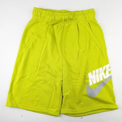 Pantalones cortos deportivos Nike XL verde lima de felpa francesa para niños  Foto 1 de 3