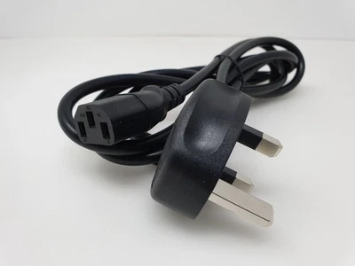 For ASUS BE249QG 24" Monitor Mains Power Cable AC Power Lead Cord 2m UK Plug - Image 1 of 4