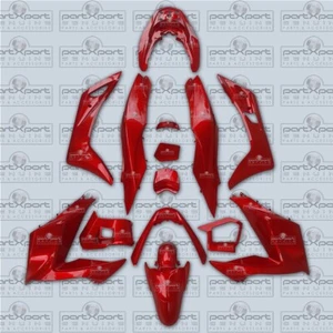 HONDA PCX PCX125 PCX150 FULL FAIRING SET GENUINE CANDY ROSY RED 2015 2016 2017 - Picture 1 of 2