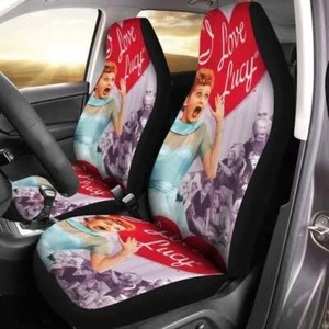 Fundas de asiento de coche I Love Lucy clásicas TV comedia estrella regalo automático para fans - Imagen 1 de 1