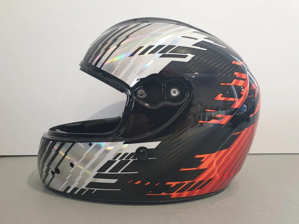 SHARK Aeron Edgy Carbon Motorradhelm (Rot/Weiß/Schwarz) M - Bild 1 von 4
