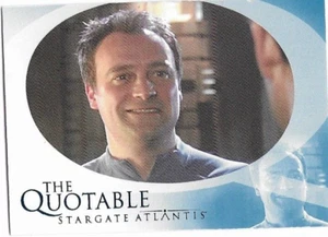 Stargate Atlantis Season 2 - Q26 The Quotable Atlantis Insert Card - Bild 1 von 1