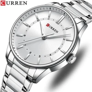 Orologio da Polso Business Classico Acciaio Inox Rotondo Quarzo Multicolore Luminoso - Foto 1 di 29