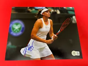 Elena Rybakina Tennis signiertes Auto 8x10 FOTO Beckett BAS authentifiziert - Bild 1 von 2
