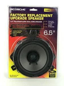 Vintage Scosche 6,5" Fabrik Ersatz Upgrade Stereo Lautsprecher 4 Ohm 40 W Max - Bild 1 von 9