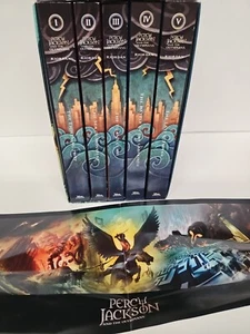 Percy Jackson und die Olympioniken 5 Bücherset Rick Riordan Taschenbücher - Bild 1 von 12