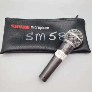 Vintage SHURE SM58 Microphone w Pouch - Picture 1 of 7