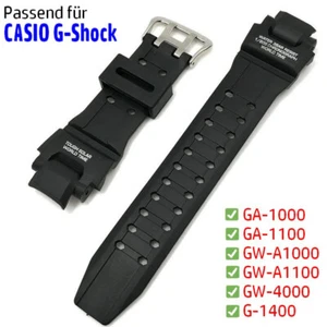 ✅ Armband für CASIO: GA-1000, GA-1100. GW-4000, GW-A1000, GW-A1100, G-1400. NEU - Picture 1 of 8