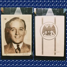 ⭐ 1930 Aguila Chocolate (Uruguay) Large BING CROSBY Musicals Star Trading Card 