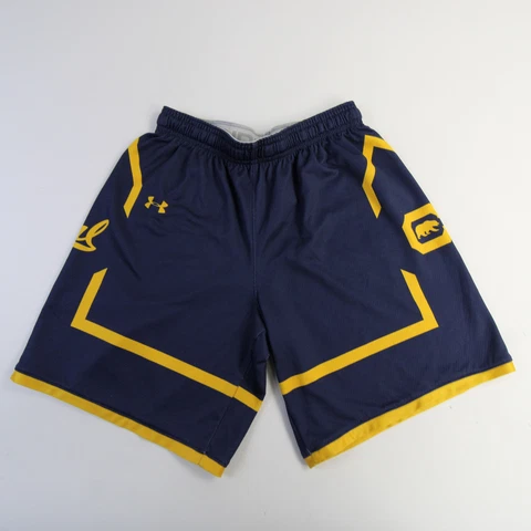 California Golden Bears Under Armour Practice Shorts Women's Navy/Gold Used Cover