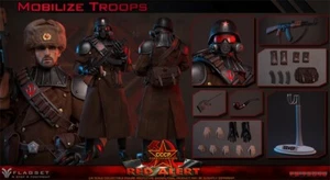 FLAGSET FS-73046 1/6 Red Alert Mobilize Troops Soldier Action Figure Model New - Picture 1 of 13