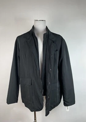 NOVO JM Haggar Outerwear 3 em 1 Água, Resistente ao Vento Jaqueta Preta Masculina GG - Imagem 1 de 4