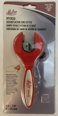 MALCO RTC623 RATCHET-ACTION TUBE CUTTER 1/4-7/8" 6-23mm - Image 1 of 4