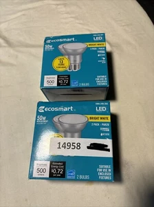 2- EcoSmart 2 pk Dimmable LED Light Bulb 1006 248 284 50W PAR20 - Picture 1 of 4