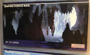Tarjeta coleccionable Empire Strikes Back Widevision 1995 #7 Ice Gorge - Imagen 1 de 2