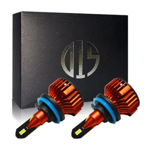 Bombilla de conducción antiniebla LED H11 H8 H16 dorado amarillo 8000LM súper brillante conjunto de 2 - Imagen 1 de 6
