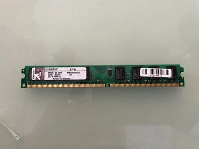 Kingston memoria Ram DDR2 2Gb PC2 800Mhz 6400U KVR800D2N6/2G Per computer pc  - Immagine 1 di 3