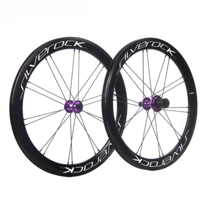 20/18/22Inch 406 349 451 Road Folding Minivelo Bicycle Alloy Wheelset Rim Brake - Image 1 of 4