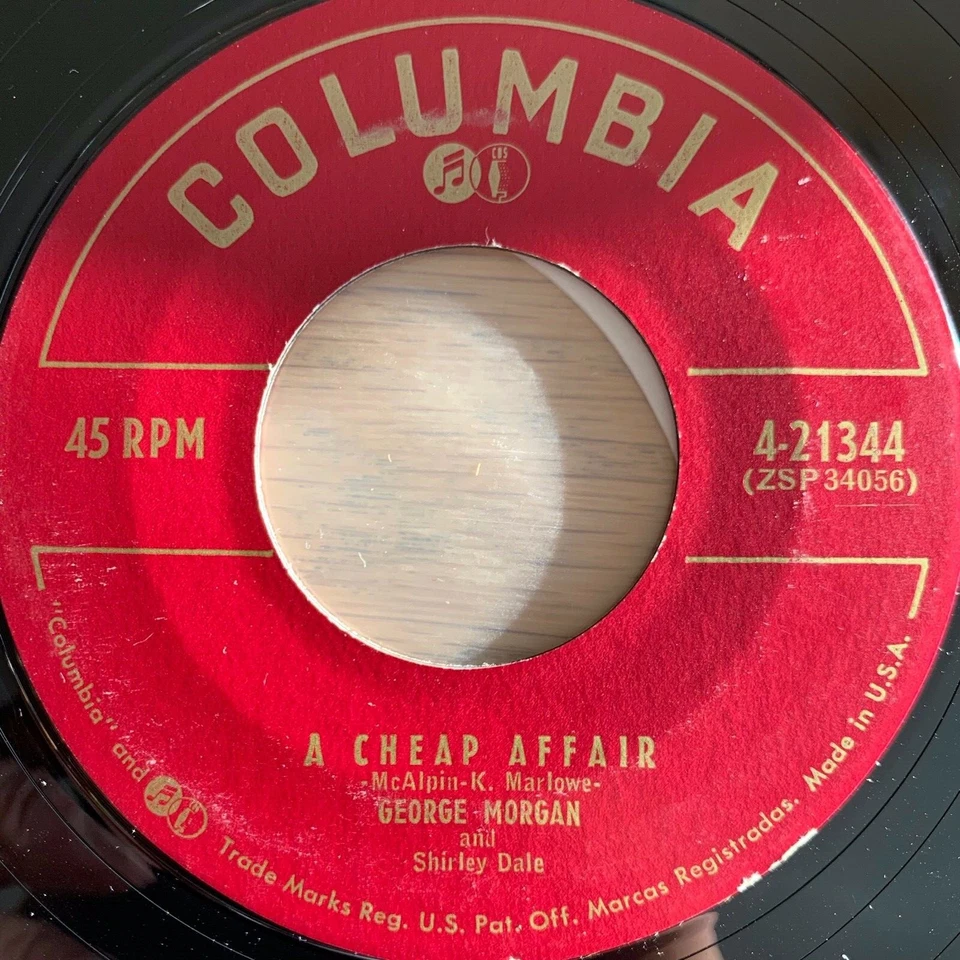 George Morgan - A Cheap Affair // 7" - 1. US-Pressung 1955 - Bild 1 von 1