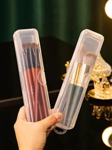 Aufbewahrungsbox Für Beauty-Kosmetikpinsel Weißes Acryl Make-Up-Organizer ( - Bild 1 von 9